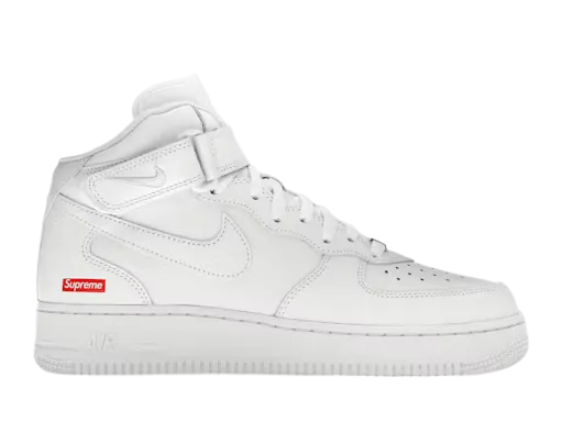 Nike Air Force 1 Mid Supreme White US M 8.5
